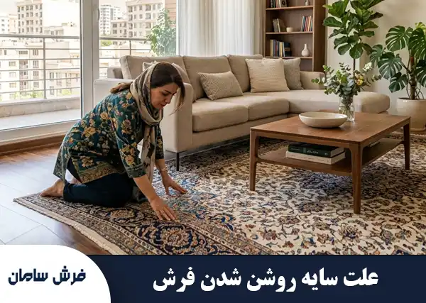 علت سایه روشن شدن فرش؛ راهنمای جامع پدیده شیدینگ و روش‌های رفع دو رنگی